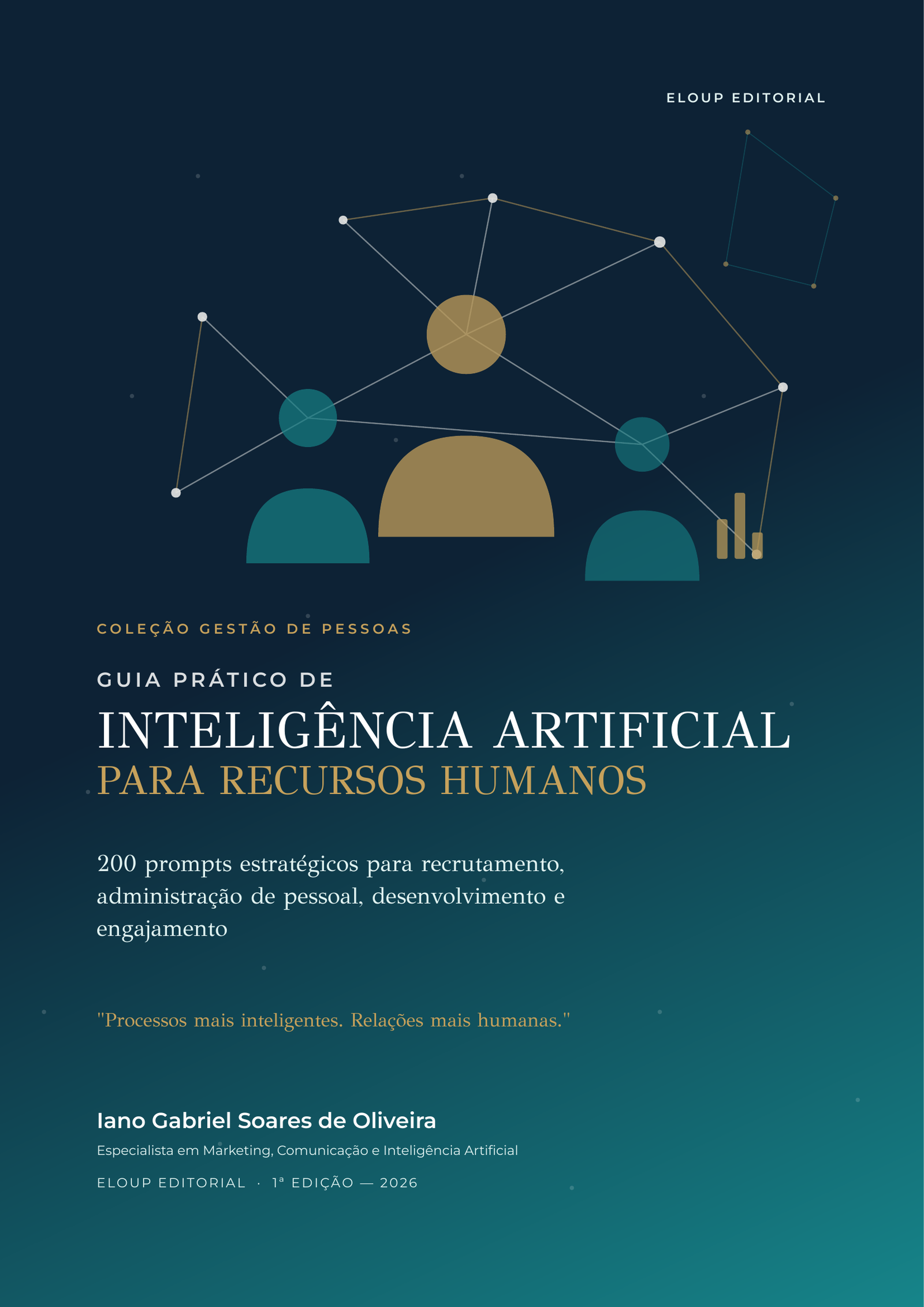 Capa do livro Guia Prático de Inteligência Artificial para Recursos Humanos